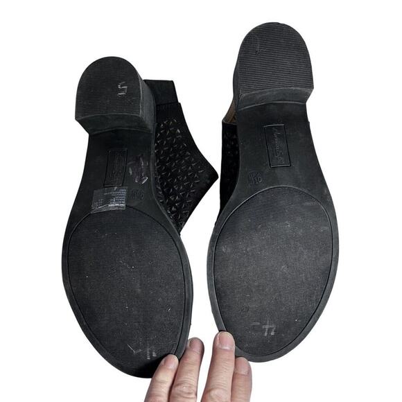 American Eagle Black Slingback Mesh Sandal 9.5w - Picture 13 of 14